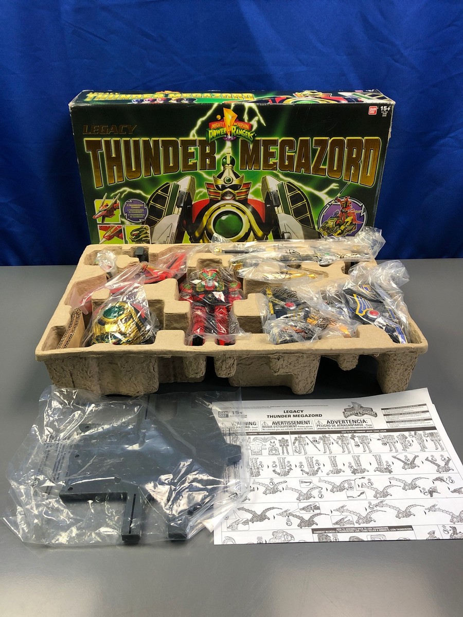 Bandai Power Rangers Legacy Thunder Megazord 13 inch Action