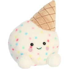 Aurora World Plush - Party Sized Palm Pals - SPRINKLE ICE CREAM Medium 8 inch 