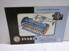 ISARIA Super Universal  Sä- u. Drillmaschine  Original altes Prospekt 4 Seiten