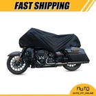 ONE XL Black Motorcycle Half Cover Outdoor Waterproof Rain Protector Universal