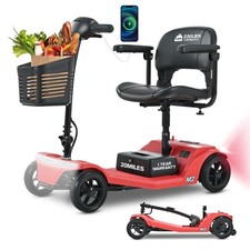 Metro Mobility 4 Wheel Mobility Scooters for Seniors Adults Folding 330lb 22.5Ah