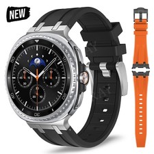 AP Sports Rubber Silicone Band Strap for Samsung Galaxy Watch 8/8 Classic/Ultra