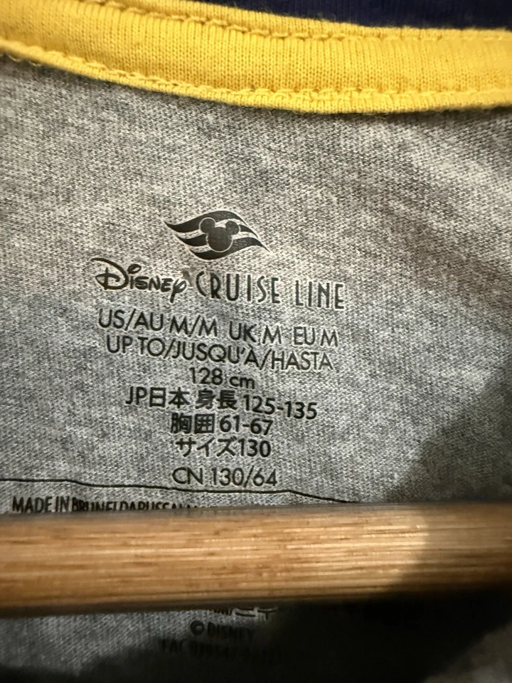 Camiseta Disney Cruise Line Cuello Redondo Manga Larga Niños Mediana Mickey Mouse Foto 4 de 4