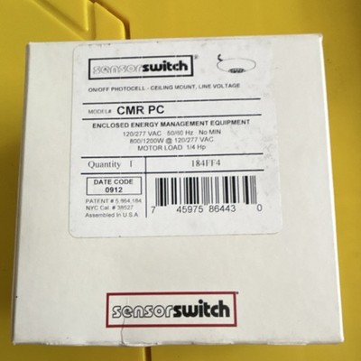 Sensor Switch CMR PC Occupancy Sensor Daylight Controller 120/277 V Wired White
