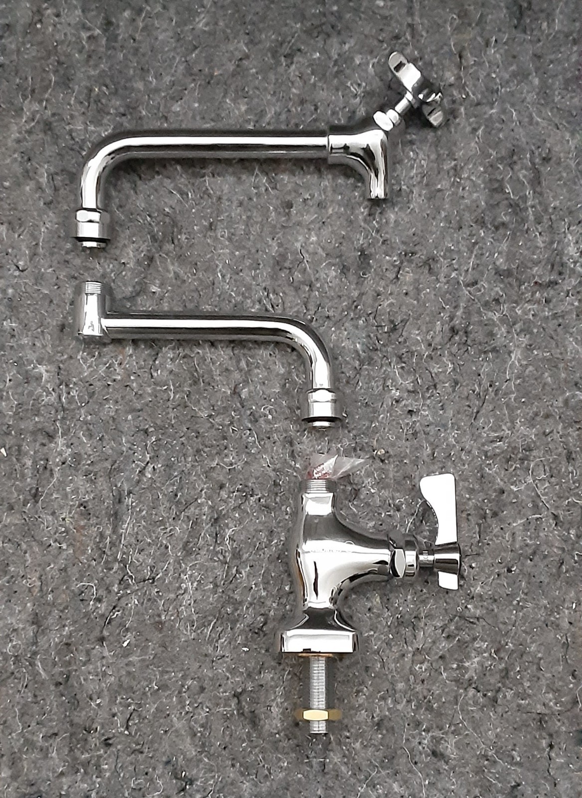 Krowne RoyalSeries 16-161L Single Deck Mount Pot Filler Faucet 12" Jointed Spout