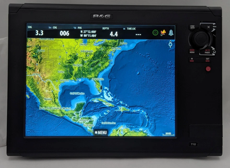 B&G Zeus Touch T12 12.1" Marine GPS Chartplotter Multifunction Display - Tested - Image 3 of 4