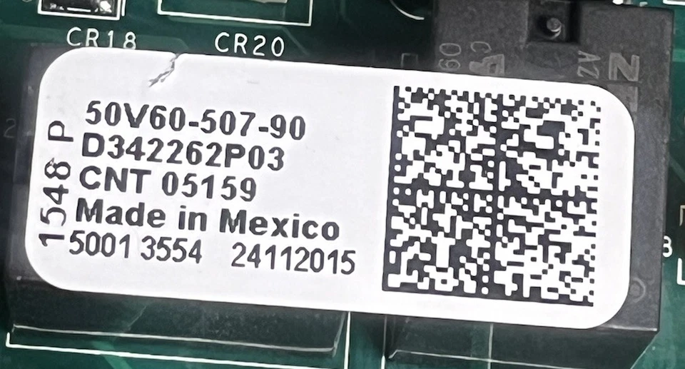 Trane/American Standard/Emerson 50V60-507-90 Furnace Control Circuit Board - Image 4 of 4