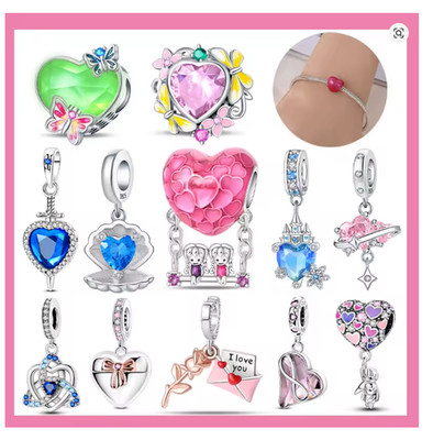 Fee Charm Anhänger Silber 925 Märchen Schmuck Damen Geschenk Armband Frau Liebe