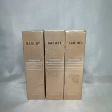 Lot Of 3 Barubt Foundation MEDIUM SPECTRUM SUNSCREEN SERUM SPF 50 1.4oz NEW