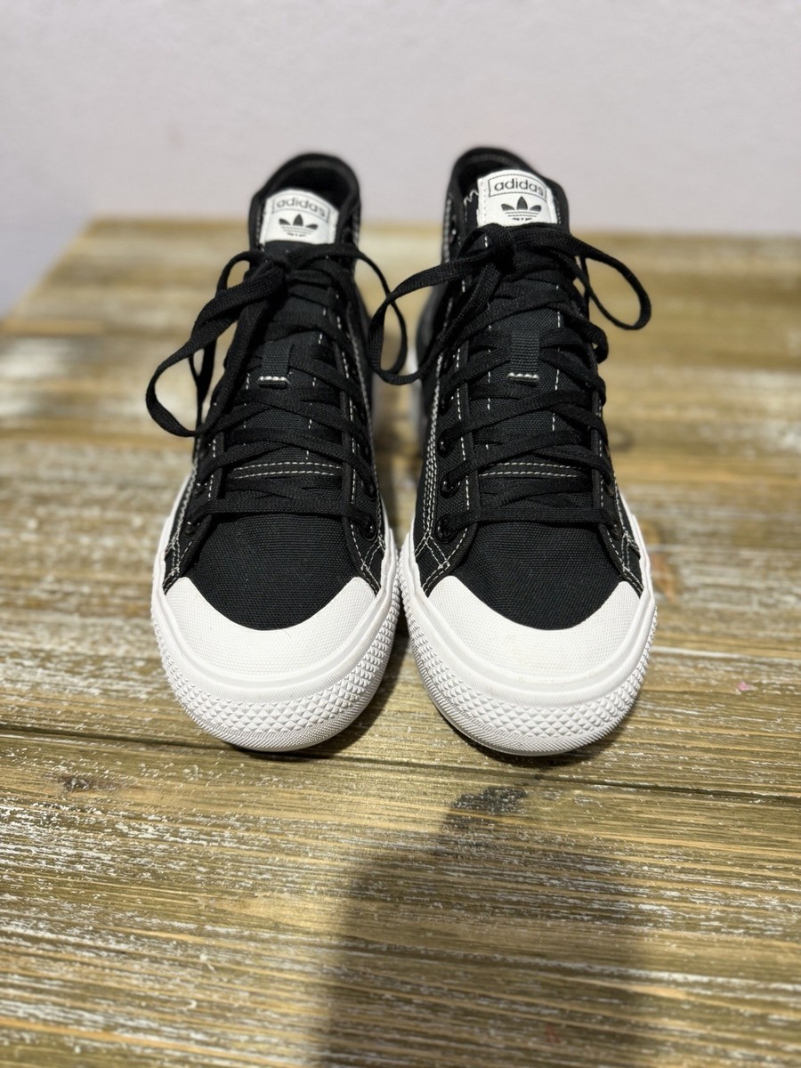 ann☆プロフィール確認下さい☆　3点 Size 7 - Adidas Nizza Trek Black White W for sale online | eBay