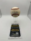 Greg Maddux Signed 1995 World Series Baseball JSA Certified Autograph Tough Auto