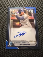 2024 Bowman - Chrome Prospect Jared Serna #CPA-JS Blue Refractor /150 (AU, RC)