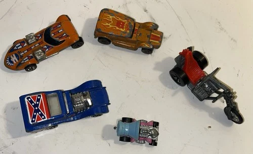 Lot of Vintage Hot Wheels Rrrumblers 1972 Torque Chop Trike Cars Motorcycle Othe