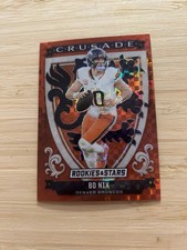 Panini 2025 Rookies & Stars Crusade Prizm Bo Nix Rookie #28 Broncos