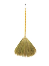 Asian Straw Broom Thai for Cleaning Floor,Housewarming Gift,Thai Vintage Gras...