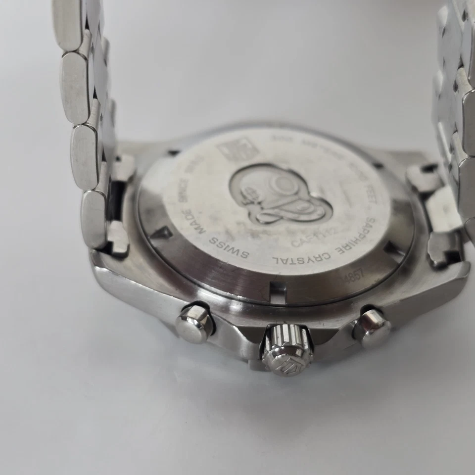 Tag Heuer Aquaracer Reloj Cronógrafo de Cuarzo Hecho en Suiza Azul 41mm CAF1112 Foto 2 de 4