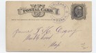 1890 Orleans NE postal card double circle postmark [h.7864] — photo 1