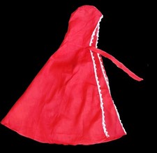 Darling Vintage c1940s Child's Red Riding Hood Cape