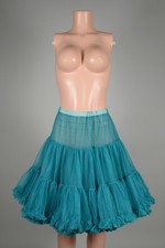 Vintage Ultra Feminine Malco Modes Peacock Square Dance Petticoat Medium 