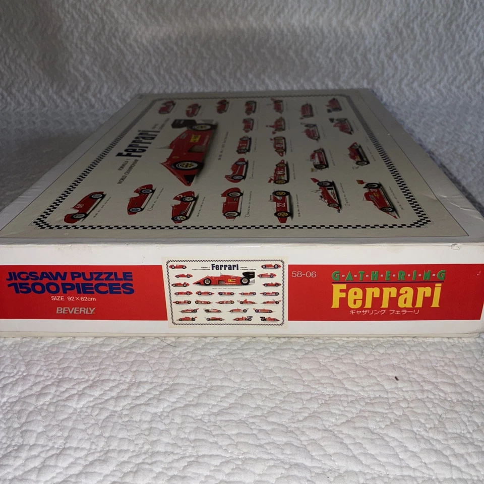 [BIENES] Rompecabezas Ferrari F1 1500 piezas Japón 92x62 cm Foto 3 de 4