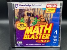 Knowledge Adventure Math Blaster Ages 9-12 Educational Software CD-ROM