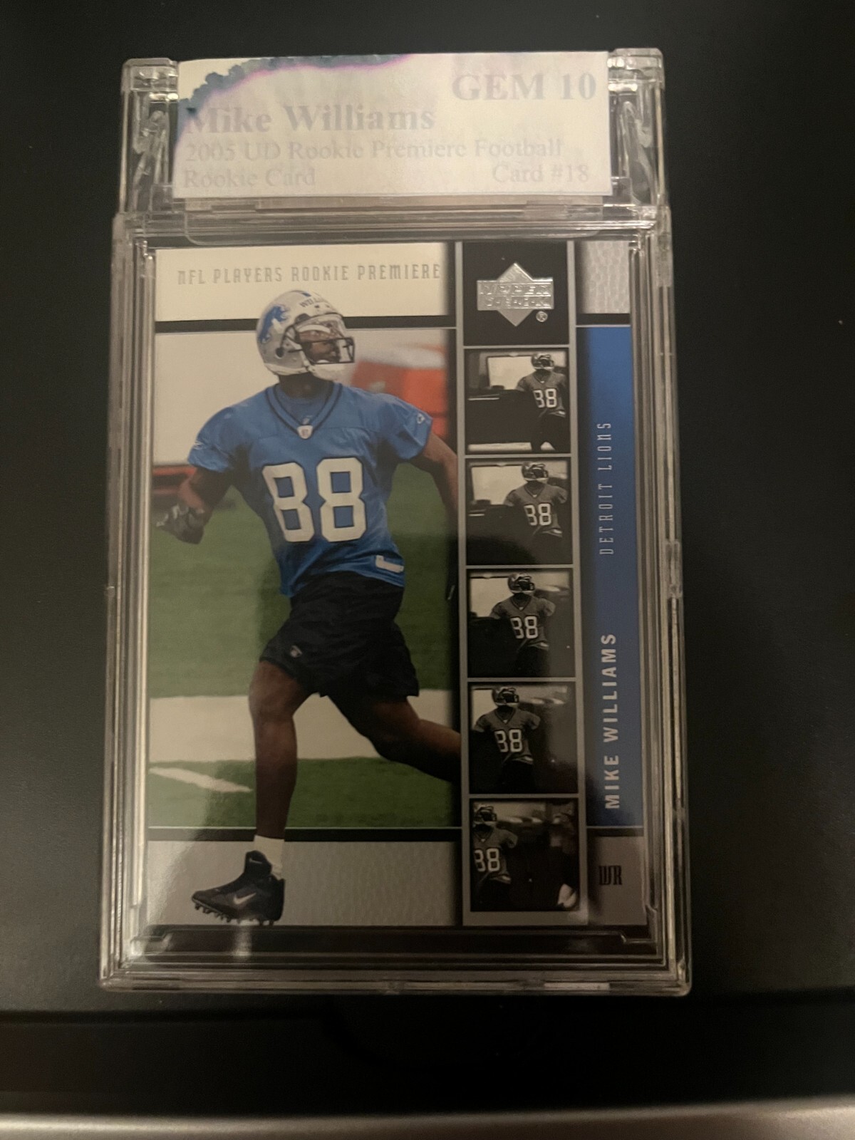 Mike Williams 2005 Upper Deck NFL Players Rookie Premiere - Platinum #18