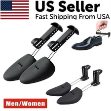 1/2/3 Pairs Plastic Adjustable Shoe Boot Tree Shaper Stretcher Keeper Support US