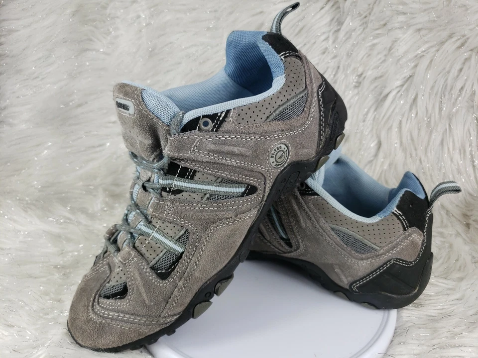 Hi Tec Tiago Suede Hiking Low-top Trail Lace Up Shoes Women Size US 9.5 / EUR 41 - Image 3 of 4