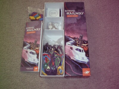 String Railway Board Game by Foxmind & Hisashi Hayashi - Complete & Excellent