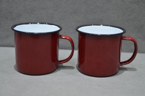 2x Southern Comfort Enamel Mug Camping Style Brand New Christmas Gift In Box - Picture 8 of 11