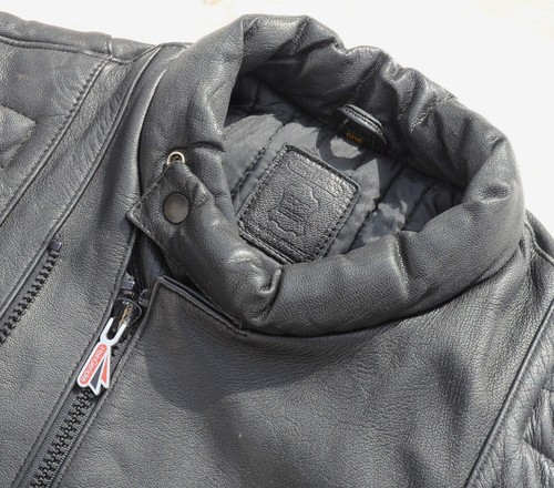 HEIN GERICKE HURRICANE MOTORRADJACKE MOTORRADLEDERJACKE VINTAGE GR. 60B - Bild 4 von 8