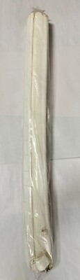 NOS Vtg Modern Eames Era 36 x 60 S.S. Kresge White Woven Vinyl Cafe Curtain (A9)