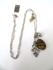 J.JILL TIGER EYE NECKLACE 30"