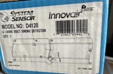 System Sensor D4120 4 Wire Photoelectric Duct Smoke Detector