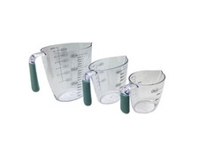 Image of 3pc Measuring Jug Set 200/400/900ml oz/ml/pint Measures 3321 Creative Kitchen