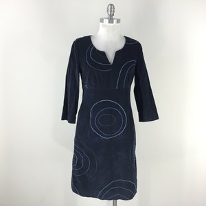 navy blue corduroy dress