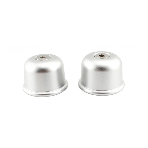 For STREET/SPEED TWIN T120 T100 2016-20 Silver Hand Grips Handle Bar Ends Cap - Picture 2 of 10