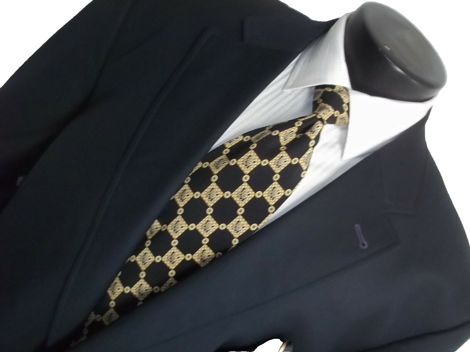 / Ted Baker Solid Black 2Button Side Vents Woo Bl… - image 5