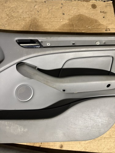 00-06 BMW E46 323 325 330 Sedan Grey Door Card Panel 4- Pieces Set COMPLETE - Picture 7 of 18