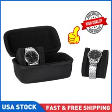 Portable Watch Storage Box Collector Travel Wrist Watch Organizer Case Holder US