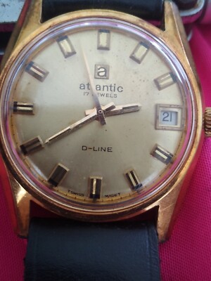 Rare Atlantic D-line vintage watch | eBay