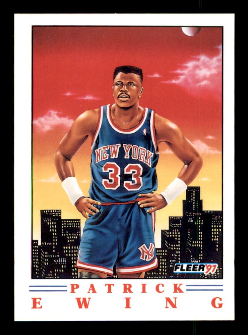 1991-92 Fleer Pro Vision Patrick Ewing #4 HOF New York Knicks