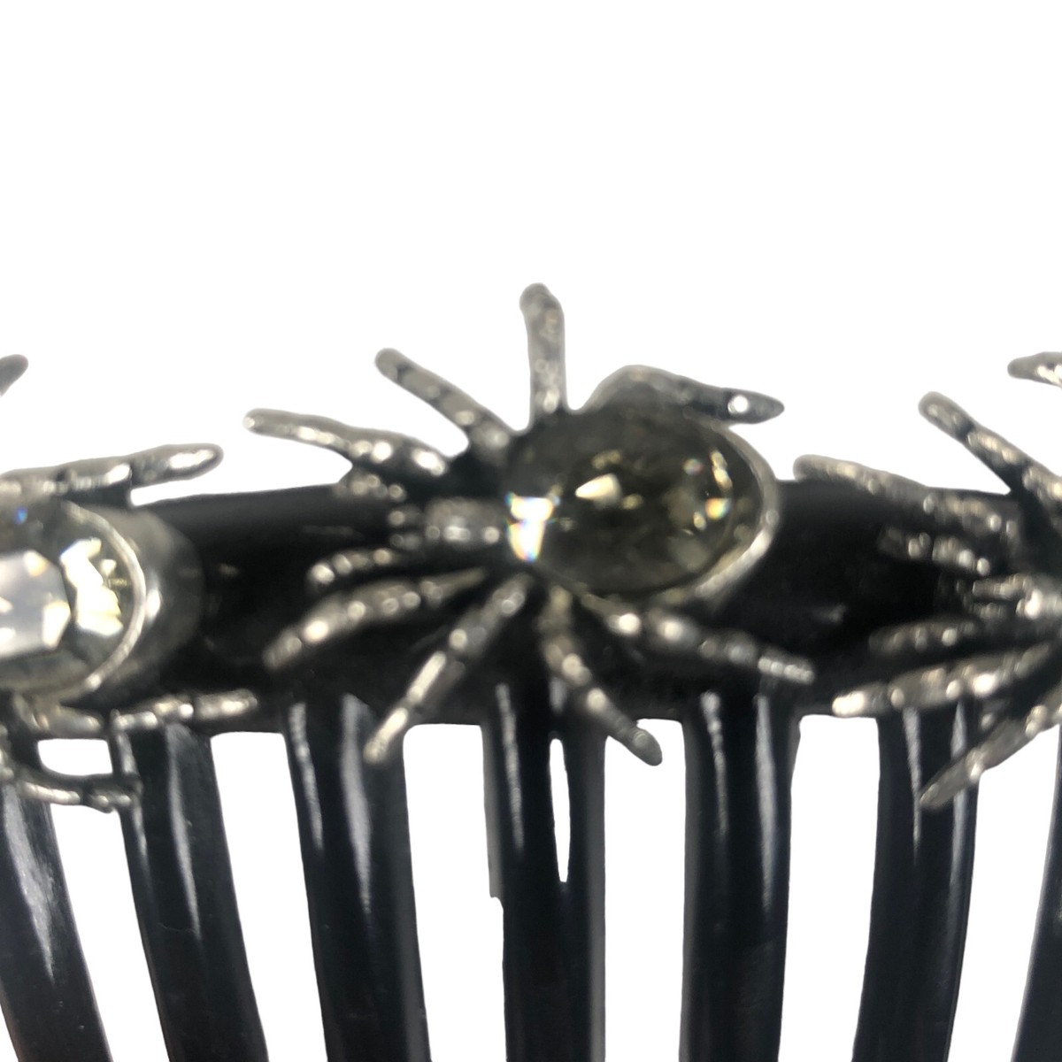 Alchemy Gothic Spiders Hair Comb Slide Lolita Rockabilly Witchy Rare Vintage Alchemy Gothic Bats Hair Comb Slide Lolita Rockabilly Witchy  main image 2