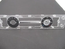 PORSCHE 944 951 968 85/2 TO 1995  CLEAR  FACE PLATE  FOR  A/C CONTROL SWITCH NEW