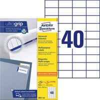 Avery Zweckform 3651-200 Universal Etiketten (8.000 Plus 800 Klebeetiketten Extr