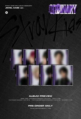 スキズ oddinary Jewel case 新品未開封 8種セット CD STRAY KIDS - 6th Mini Album Oddinary Jewel Case 8 versions SET +
