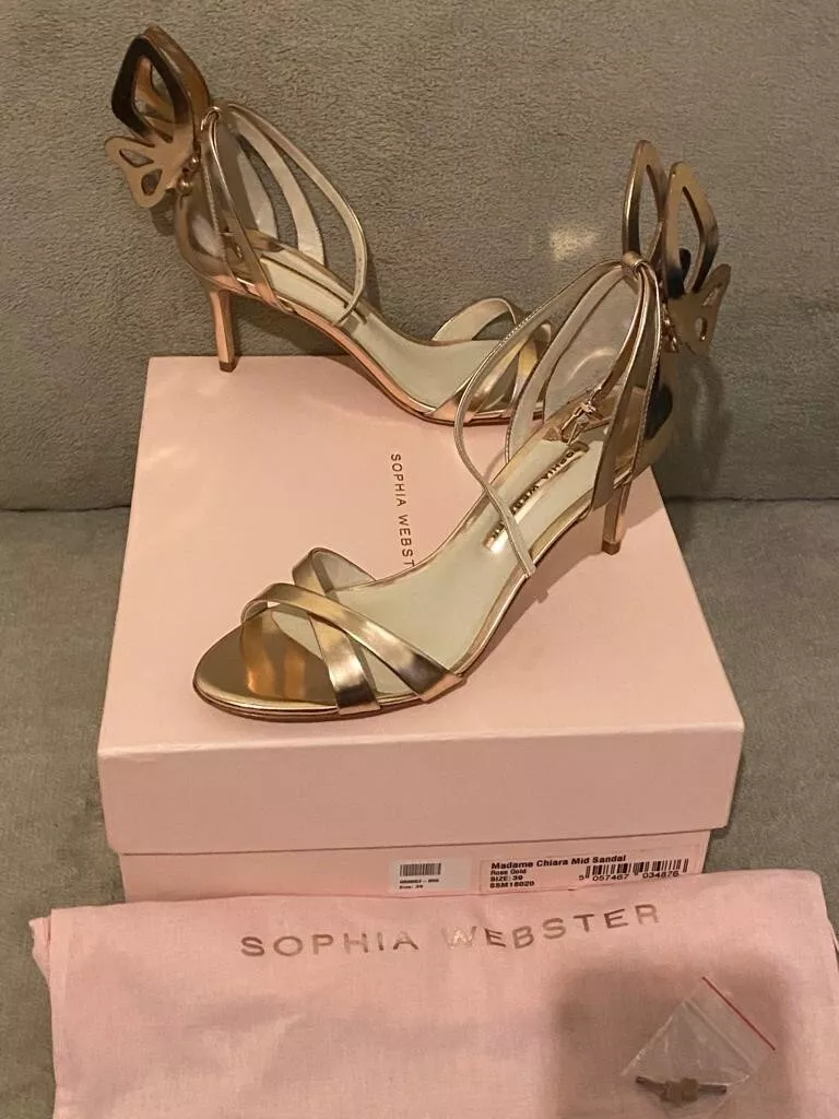 Rose gold shop medium heels