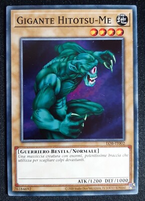 YUGIOH 25TH Anniversary HITOTSWU-ME GIGANT Common Deutsch (2023) LOB-IT002