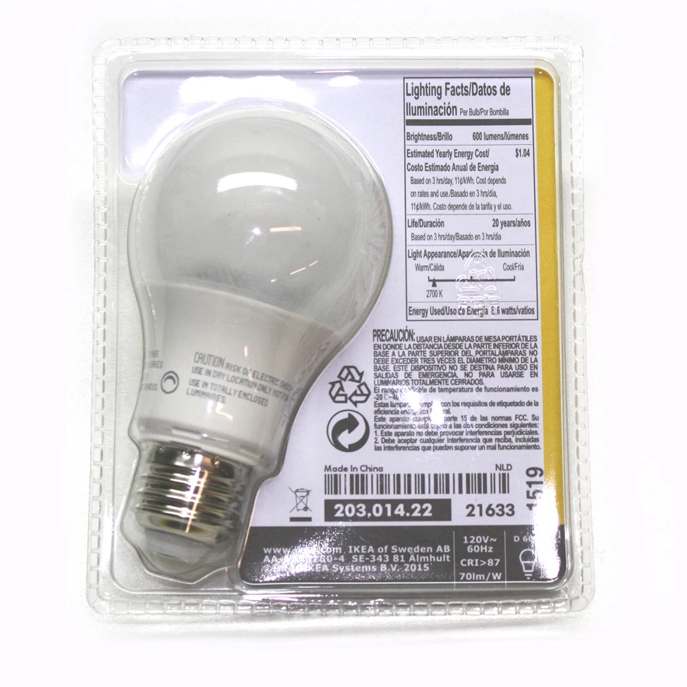8.6 w led cheap type a lamp