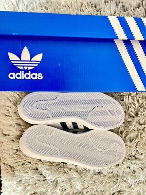 Size 9.5 - adidas Superstar White Black - FV3284 | eBay